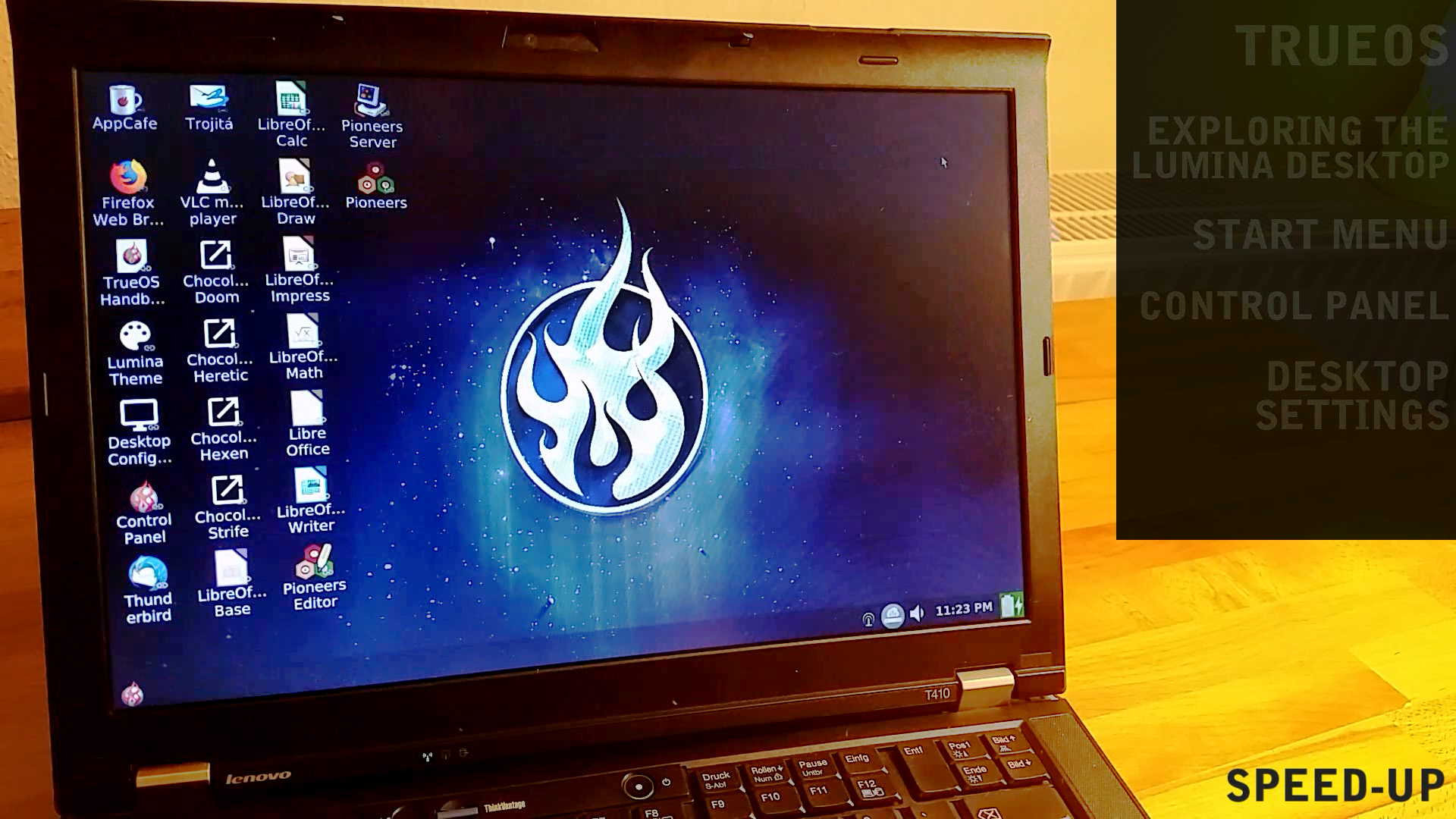 TrueOS (FreeBSD) tested on real hardware ThinkPad T410 – PANORAMA CIRCLE