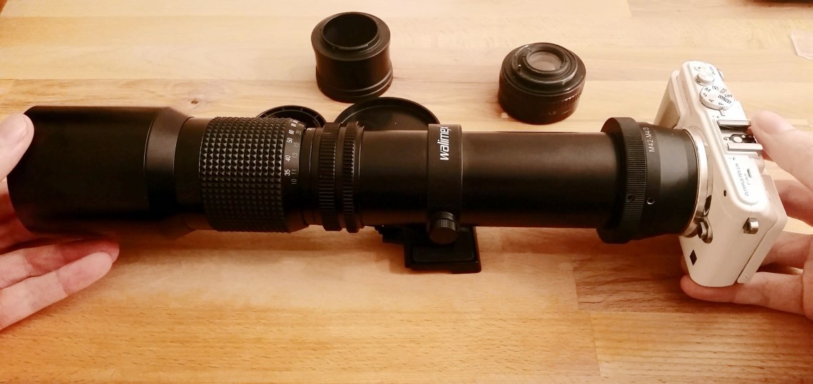 Walimex F8 500mm and tele-converter